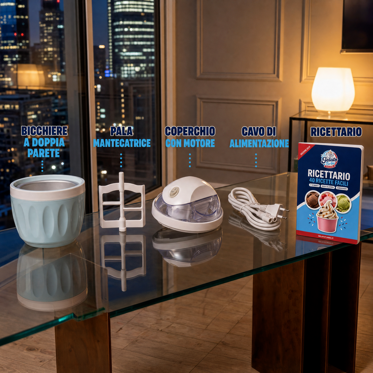 GelatoTurbo™ Mini Macchina Per Gelato