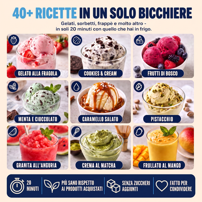 GelatoTurbo™ Mini Macchina Per Gelato